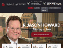 Tablet Screenshot of howardlawoffices.com